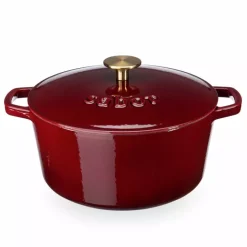 Sabor Støpejernsgryte Dyp Rød 4,4 l