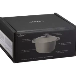 Sabor - Støpejernsgryte - Grå 2 l