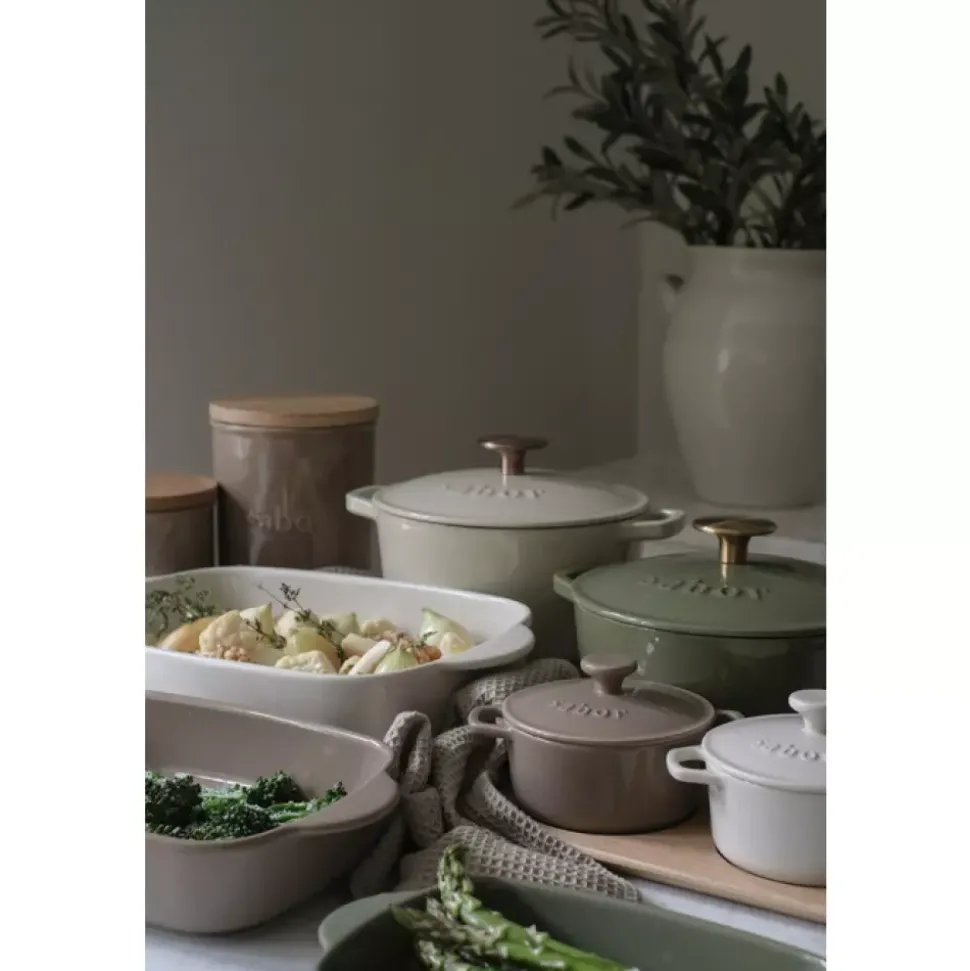 Sabor - Støpejernsgryte - Grønn 2 l