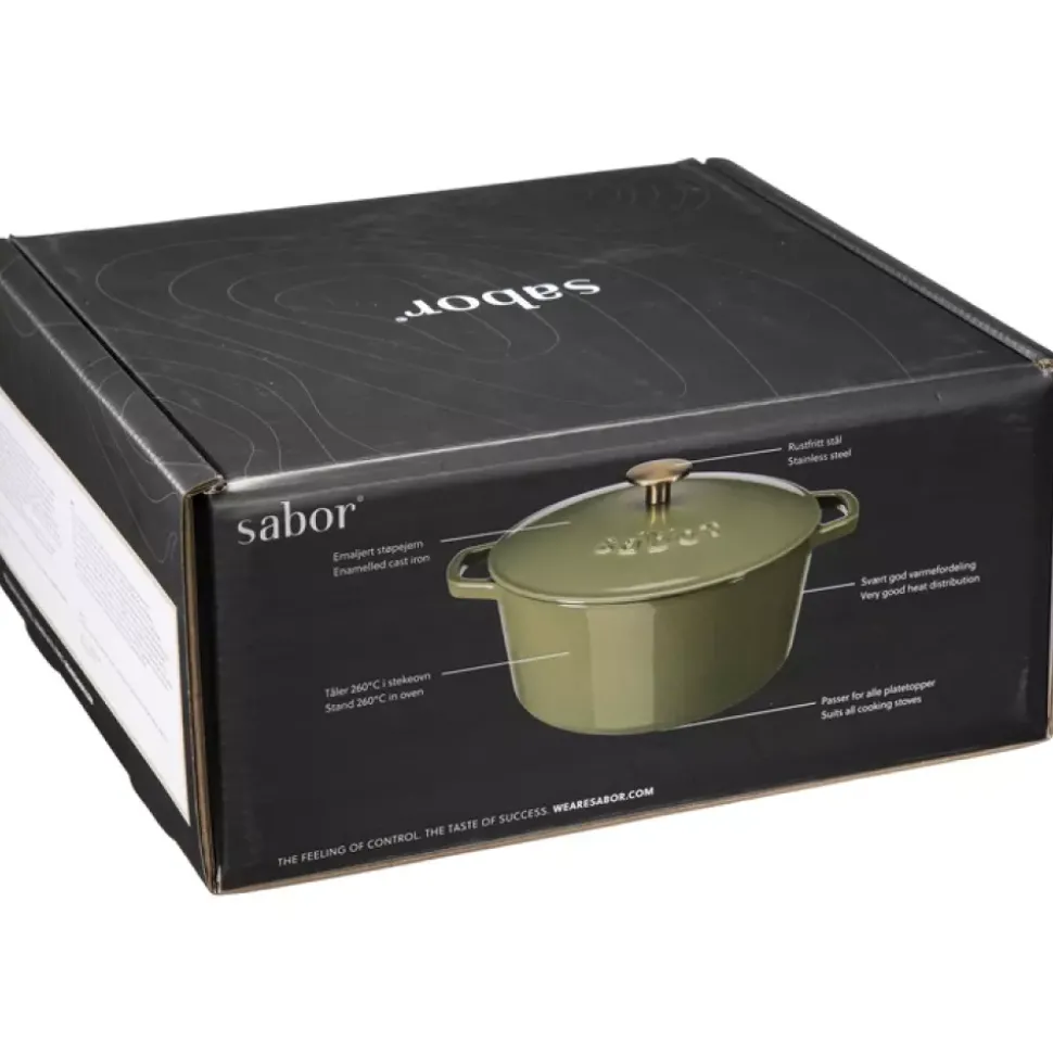 Sabor - Støpejernsgryte - 4,4 l