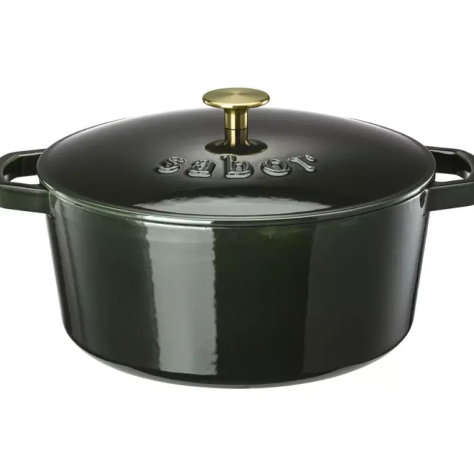 Sabor - Støpejernsgryte - 6,7 l Grønn