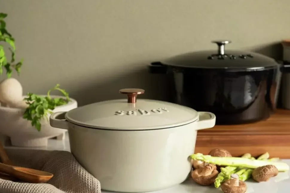 Sabor - Støpejernsgryte - 6,7 l Svart