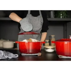 Sabor Støpejernsgryte Rød 4,4 l