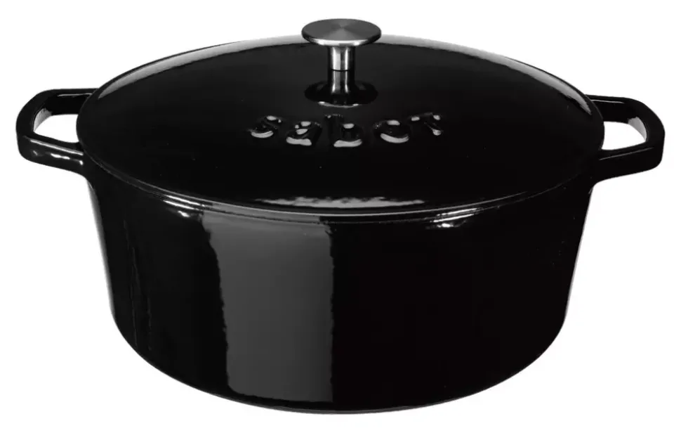 Sabor - Støpejernsgryte Sort 9,5 l