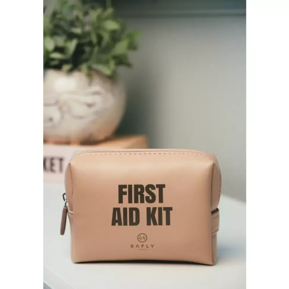Safly Førstehjelpsskrin Liten Beige