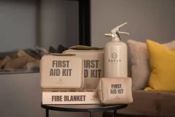 Safly Førstehjelpsskrin Liten Beige