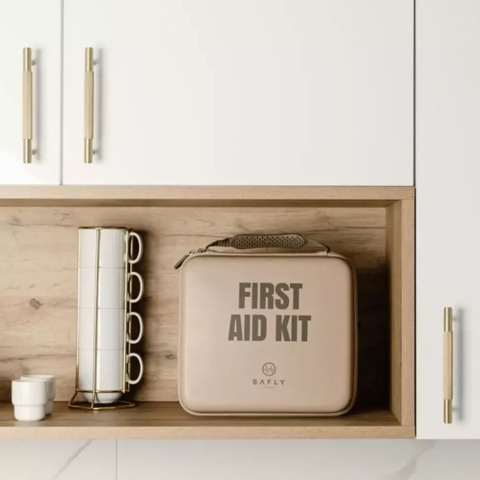 Safly Førstehjelpsskrin Stor Beige