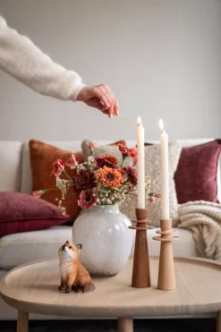 Saga Vase Beige H18
