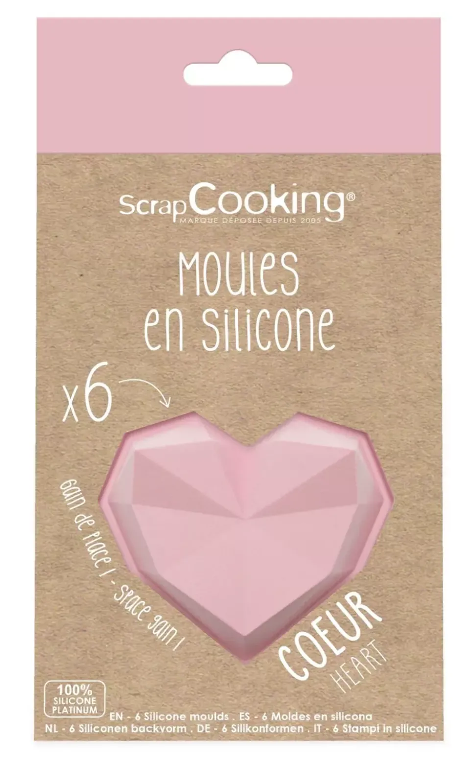 ScrapCooking - Love - Kakeform 6-pk