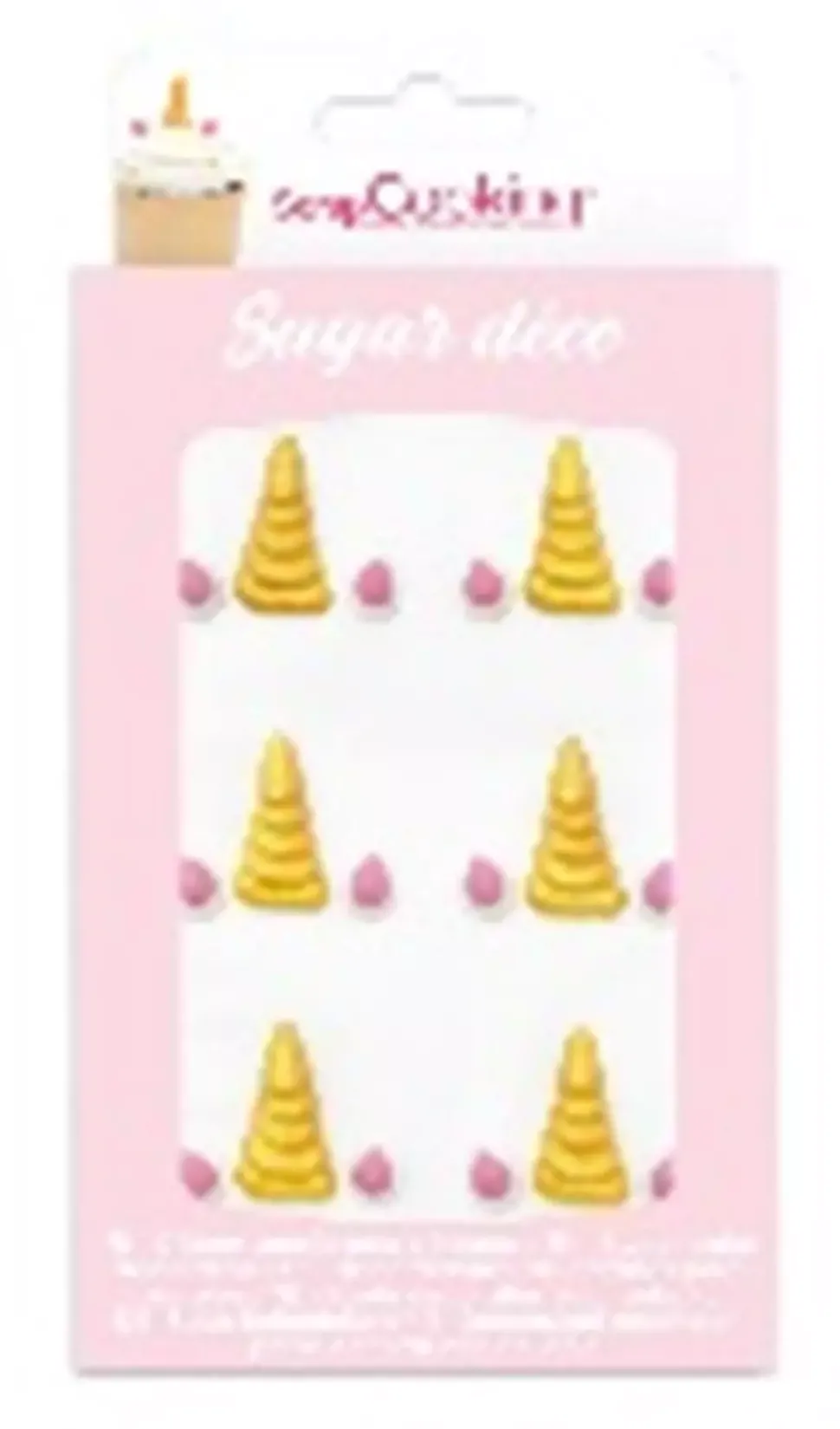 ScrapCooking - Unicorn - Kakepynt s/6