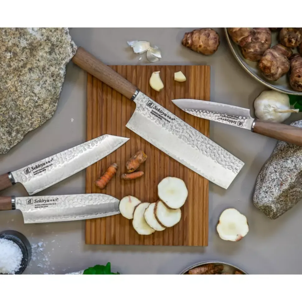 Sekiryu - Walnut - Chopper kniv 18 cm