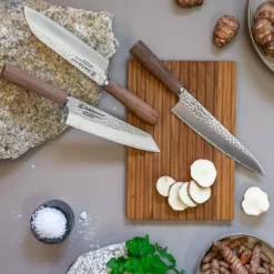 Sekiryu - Walnut - Kiritsukekniv 18 cm