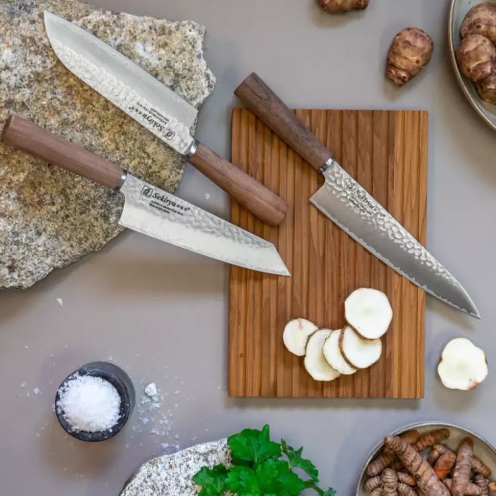 Sekiryu - Walnut - Kokkekniv 20 cm