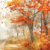 Serviett Autumn tree