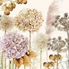 Serviett Dried Flowers