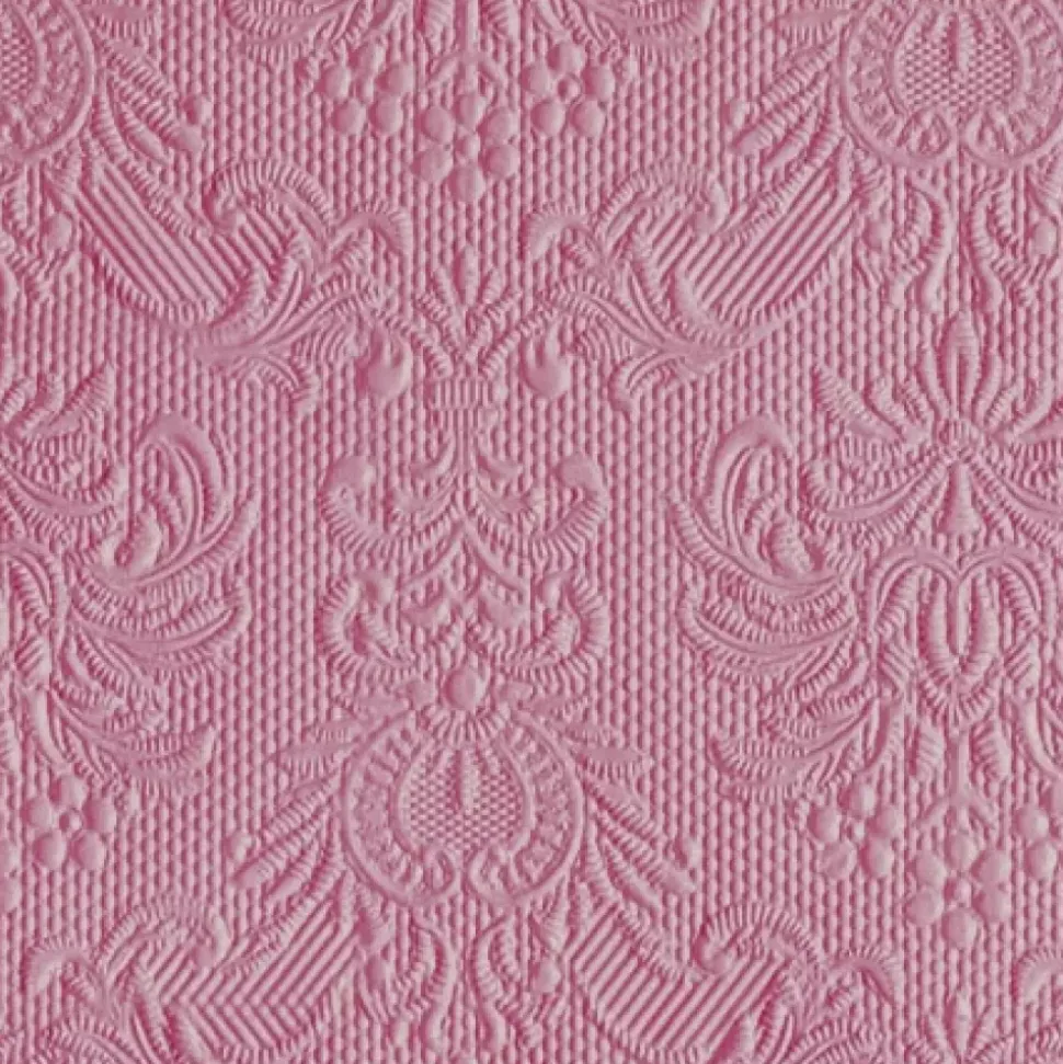 Serviett Kaffe Elegance Pale Rose