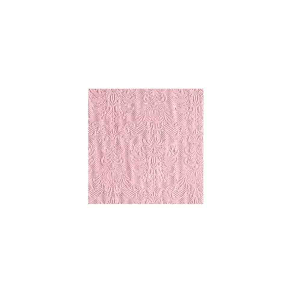 Serviett Kaffe Elegance Pastel Rose