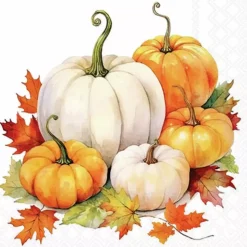Serviett Kaffe Pumpkin season