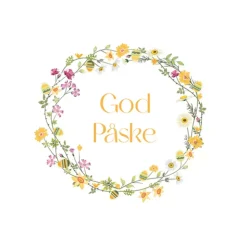 Serviett Krans God Påske