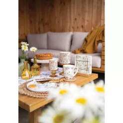 Serviett Lunsj Beautiful Daisies White