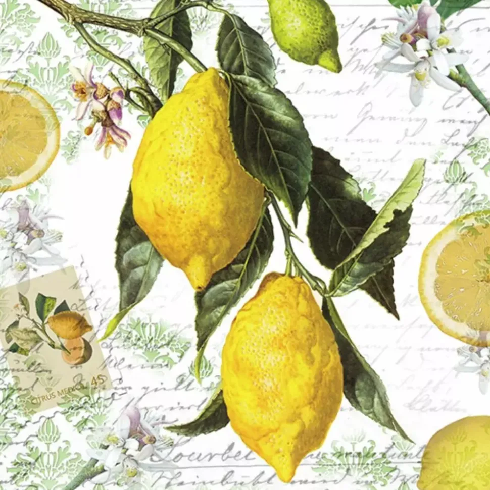Serviett Lunsj Lemon