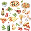 Serviett Lunsj Pizza and pasta