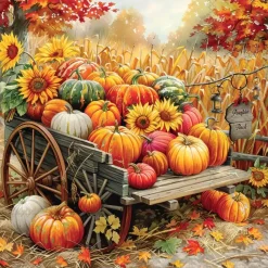 Serviett Lunsj Pumpkin harvest
