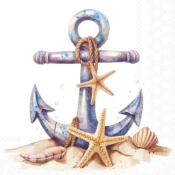 Serviett Lunsj Rusty anchor
