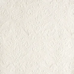 Serviett Middag Elegance Pearl White