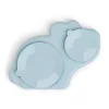 Silikon Stick&Stay Tallerken Dotti Blue