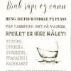 Skilt Baderomsregler