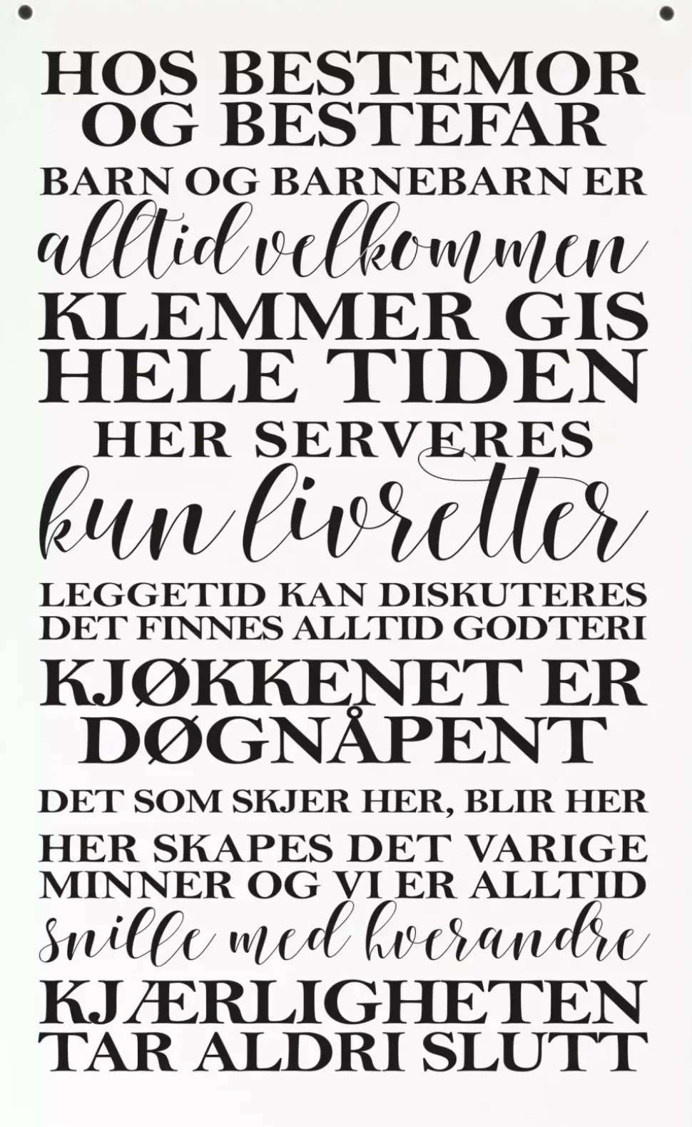 Skilt Barnebarnregler