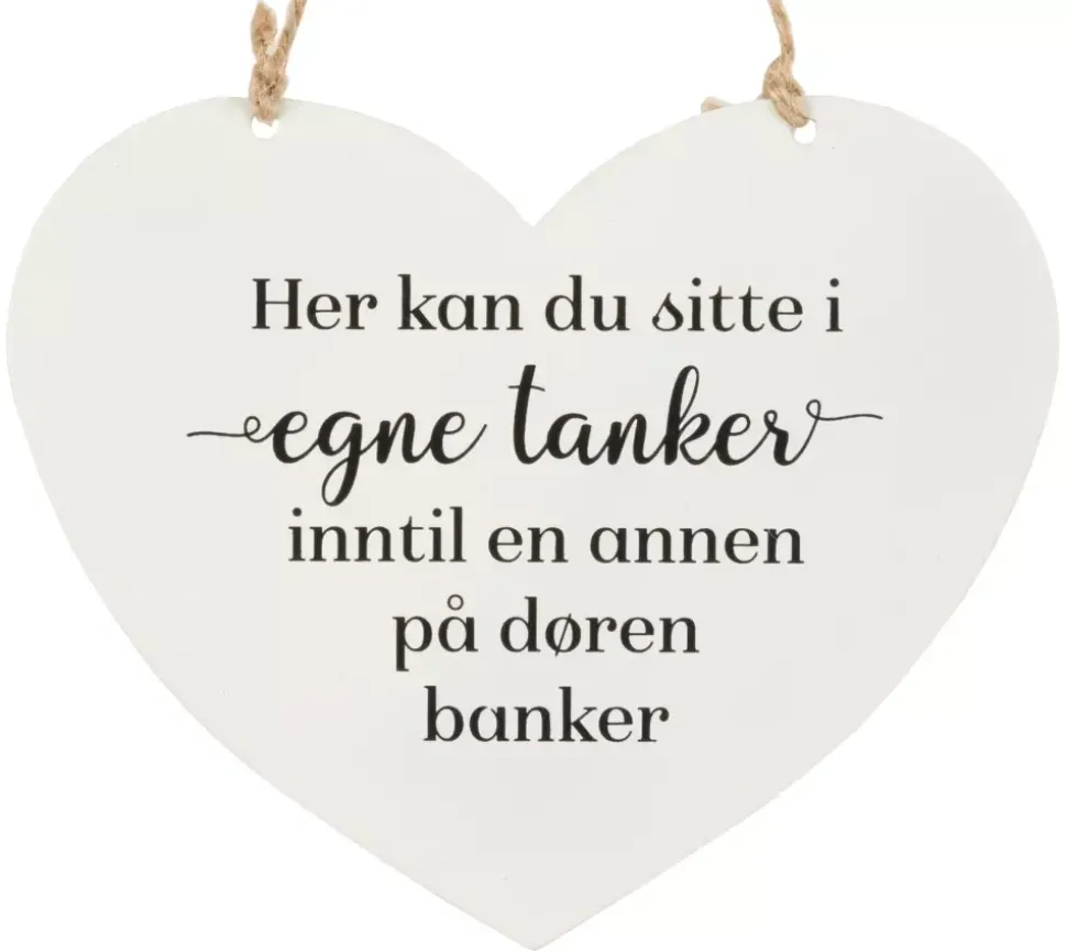 Skilt Her kan du sitte