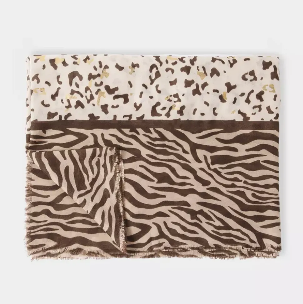 Skjerf Animal Leo Print