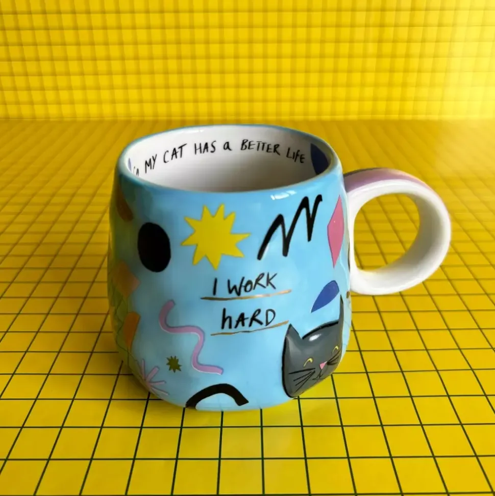 Small Talk Kopp "I Work Hard" (Katt)