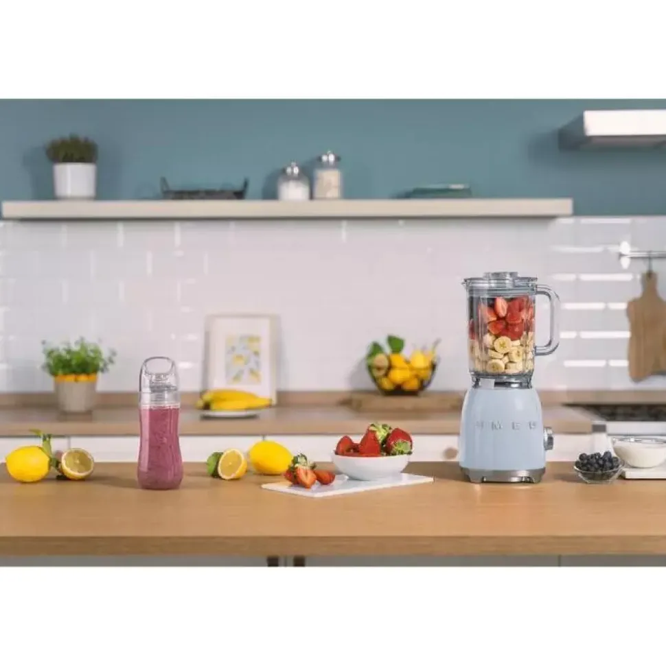 SMEG - BLF03 - Blender - 1,5 l Pastellblå