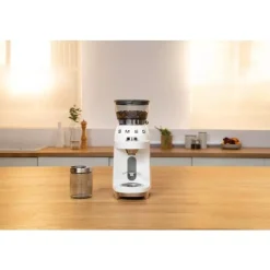 SMEG - CGF03 - Kaffekvern - 240 g Hvit