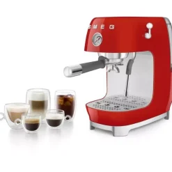 SMEG - ECF03 - Espressomaskin Rød