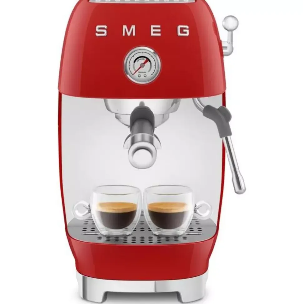 SMEG - ECF03 - Espressomaskin Rød