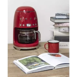 Smeg Kaffetrakter 1,2 l Rød