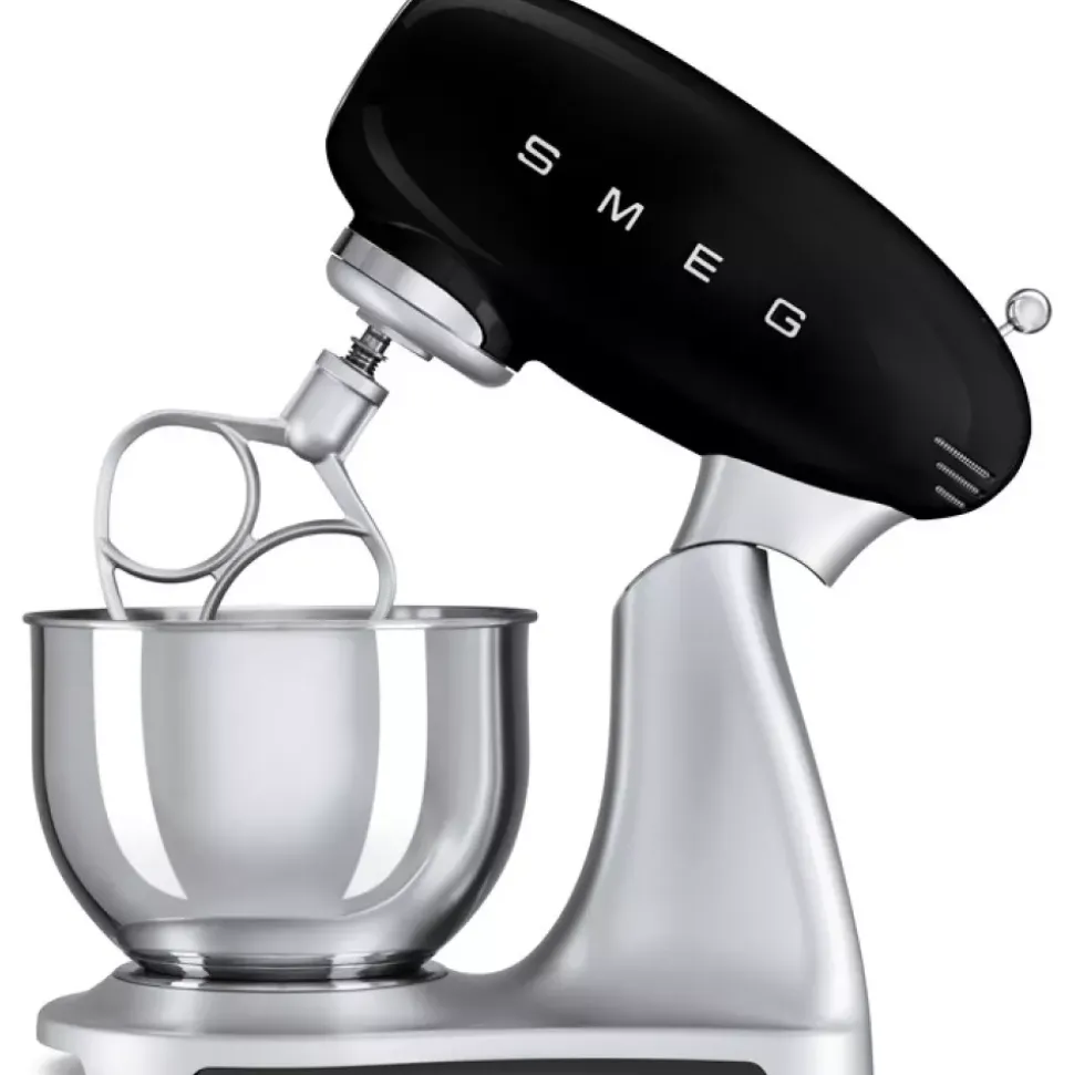 Smeg Kjøkkenmaskin 4,8 l Svart Stålfot