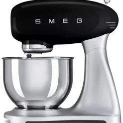 Smeg Kjøkkenmaskin 4,8 l Svart Stålfot