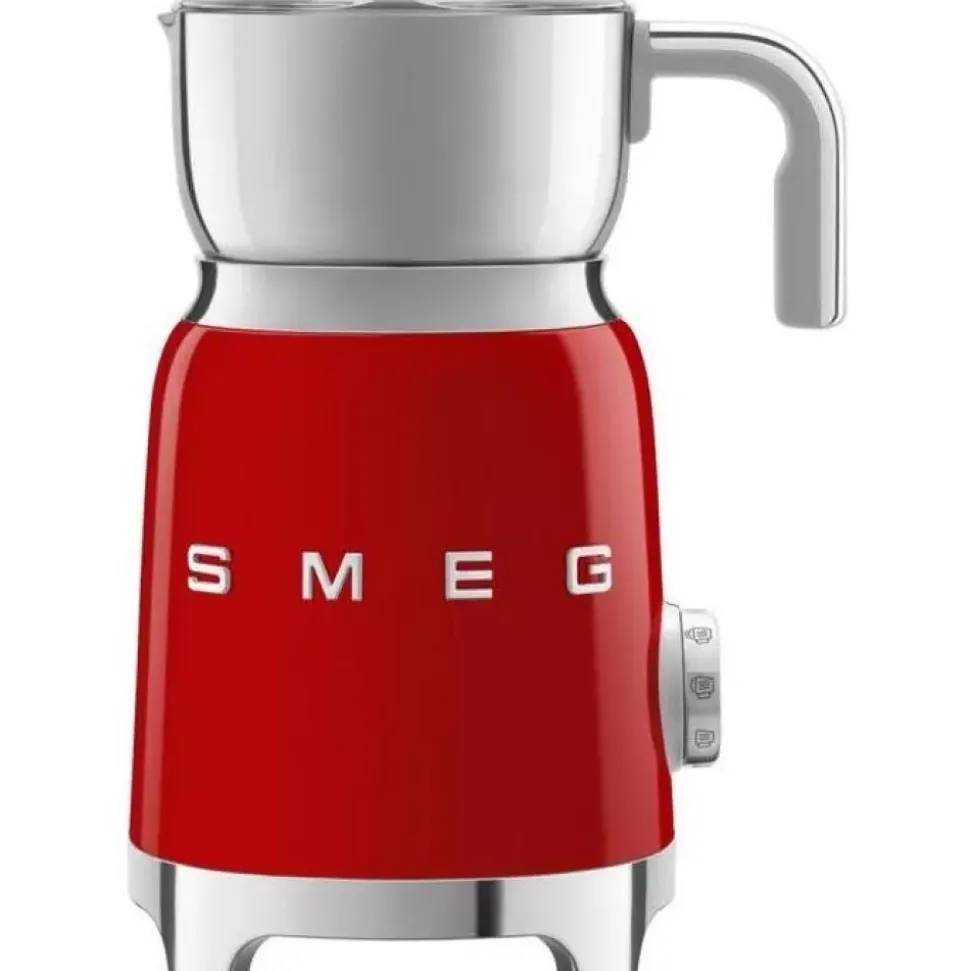 SMEG - MFF11 - Melkeskummer - 600 ml Rød
