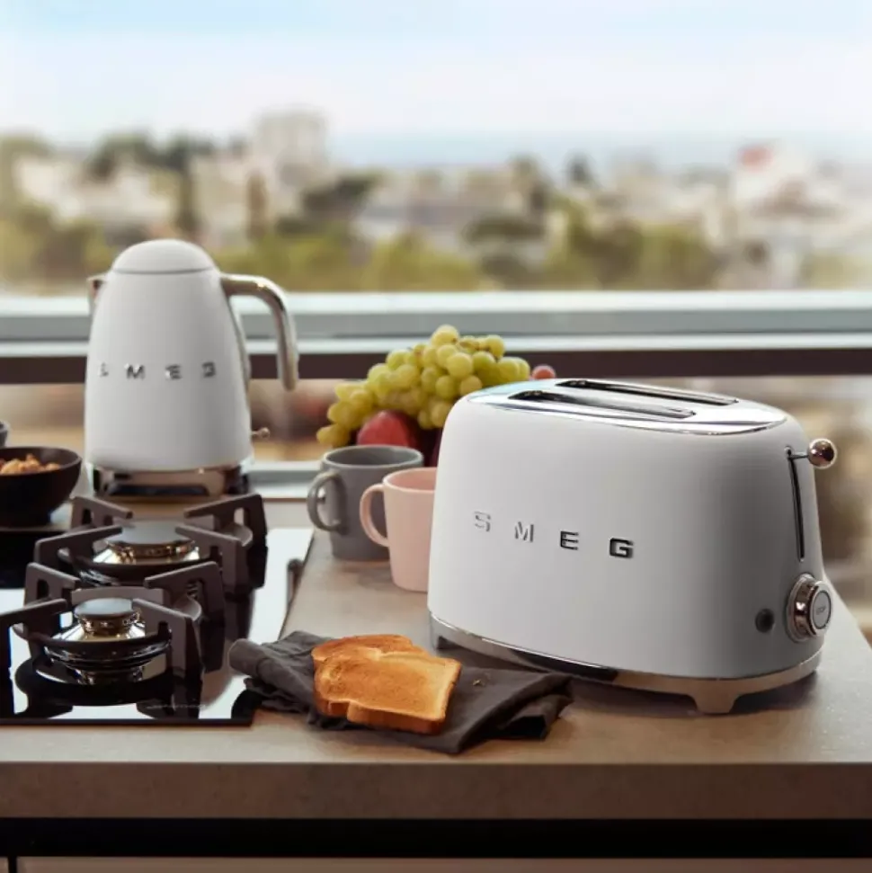 SMEG - TSF01 - Brødrister Hvit Matt