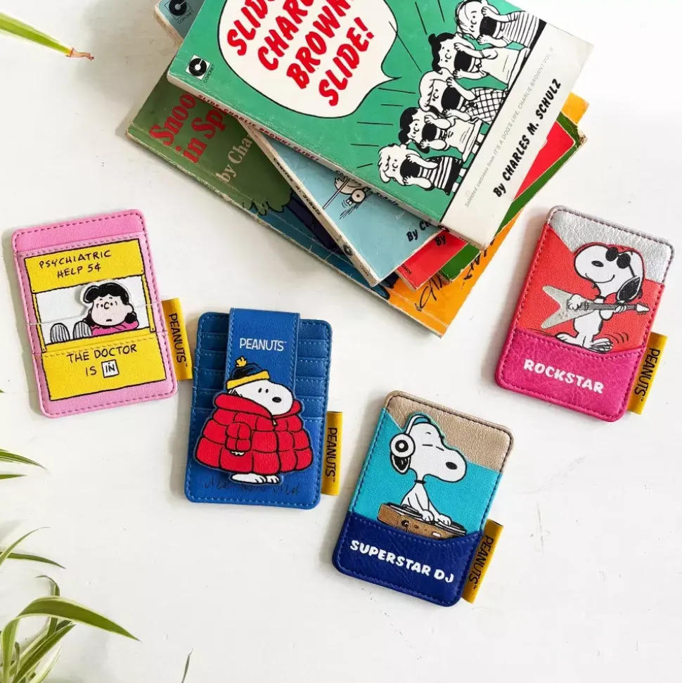 Snoopy Kortholder Blå