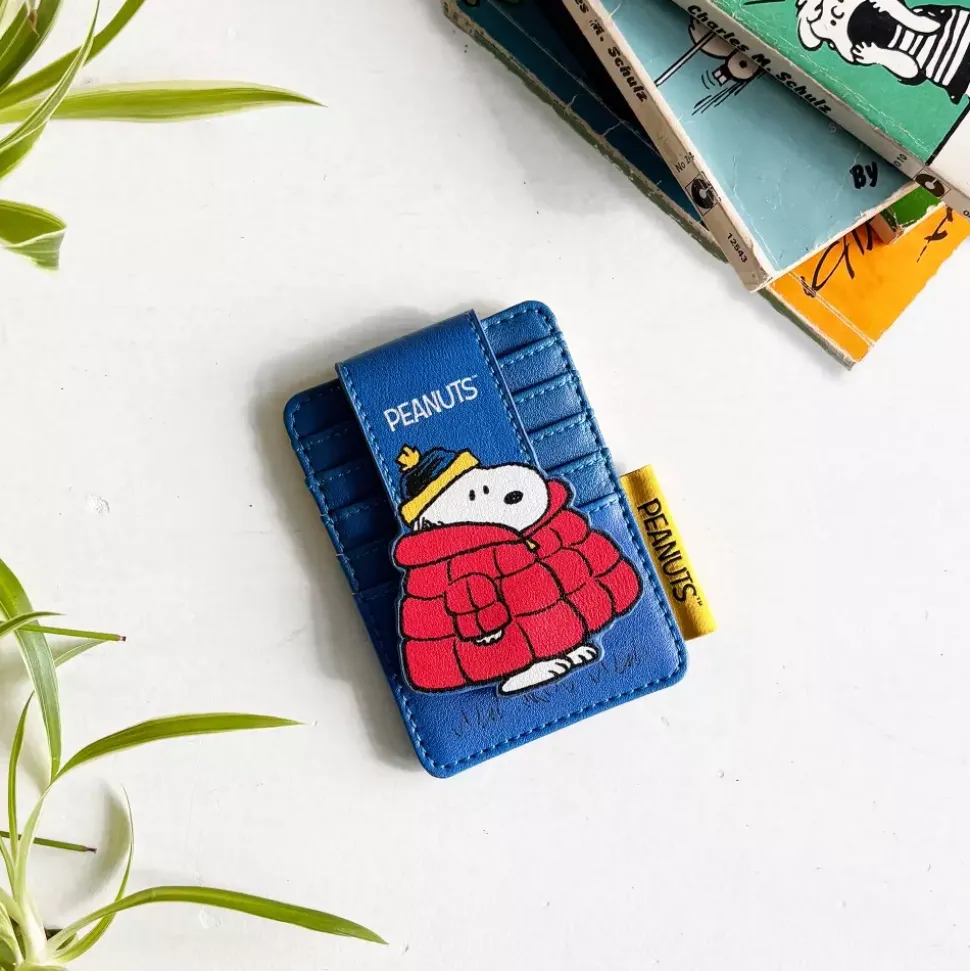 Snoopy Kortholder Blå