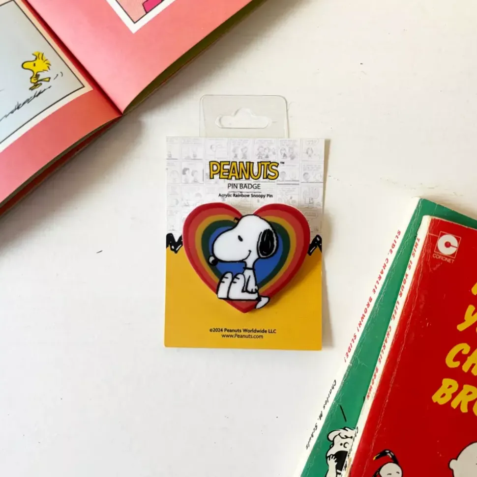 Snoopy Pin Regnbue