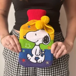 Snoopy Varmeflaske Regnbue