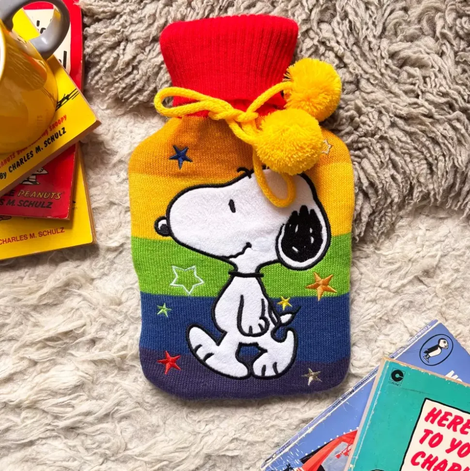 Snoopy Varmeflaske Regnbue