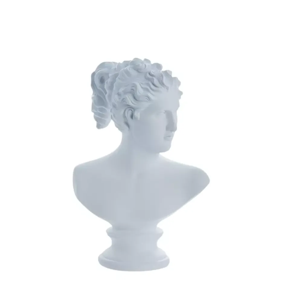 Statia Figur 20,5x12,5x30,5 cm Hvit